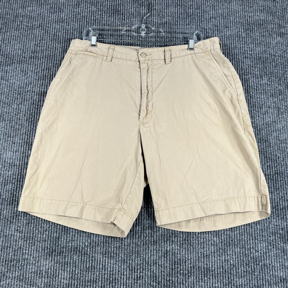 Polo Ralph Lauren Shorts Mens Size 36 Beige Chino Casual Comfort Outdoor Golf